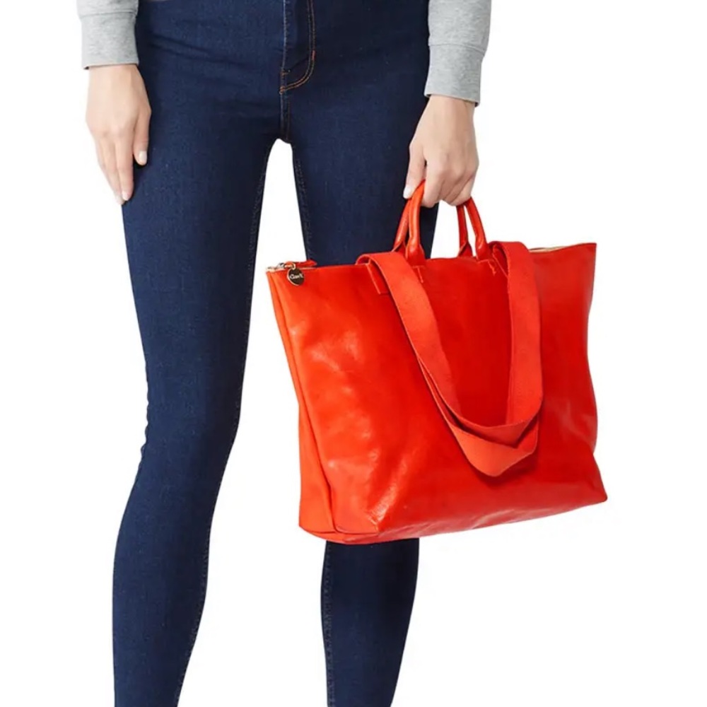 Clare V. Poppy Le Zip Sac Tote